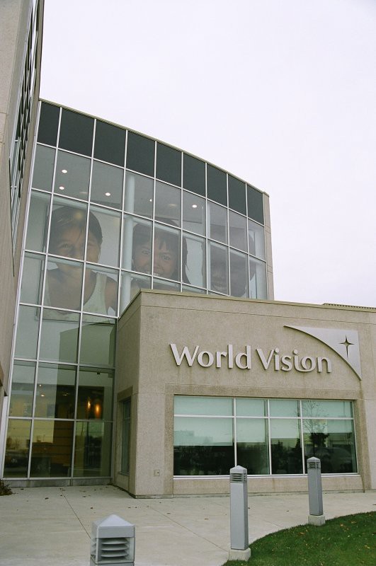World Vision office glass installation